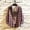 Purple, variant on Aqestyerly Men's Long Sleeve Casual Shirt Check Blouse Turn Down Collar Leisure Fashion Shirt Jacket for Young Men HWRETIE