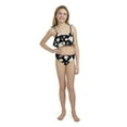 thumbnail image 4 of Girls 7-16 Hurley Flounce UPF 50+ Bikini Top And Bottoms Swimsuit Set Color: Pale Ivory Size: 16, 4 of 5