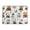 Bear Snowmen Polka Dots, variant on 63'x48'&80'x58' Living Room Bedroom Super Soft Floor Mat Carpet With Non-Slip Bottom Adorable Male and Female Cookie