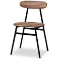 thumbnail image 4 of Baxton Studio Darcia 5 Piece Wood Dining Set in Brown and Matte Black, 4 of 7