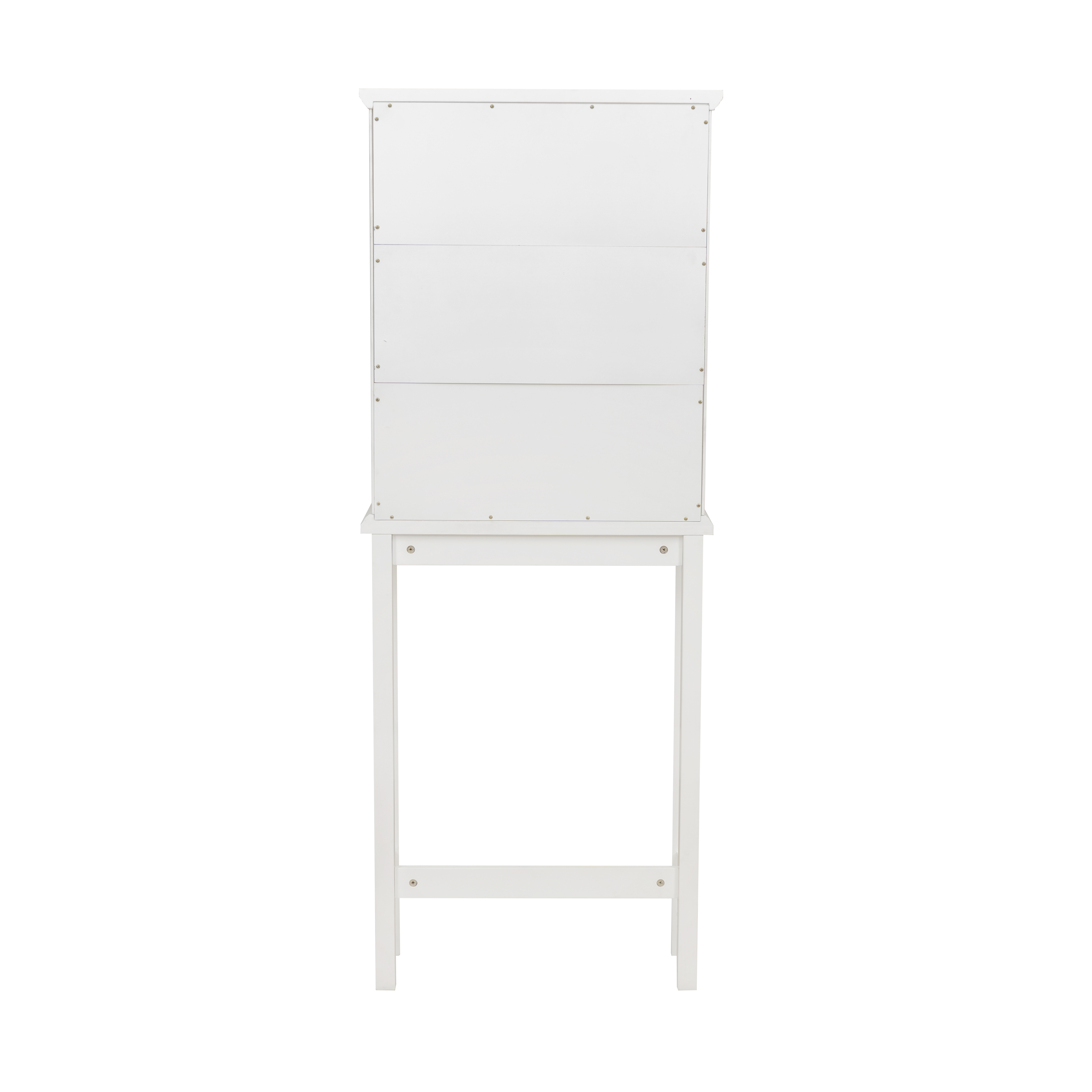 Linon Serenity Over the Toilet Bathroom Space Saver, White