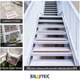 thumbnail image 3 of Cinta de agarre Kraftex [4 x 30 pies marrón] Cinta antideslizante para escaleras, escalones/escaleras de madera. Cinta de fricción antideslizante para peldaños de escaleras interiores, peldaños de esc, 3 of 5