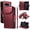 Red, variant on for Google Pixel 8 Pro Case with 11 Card Slots & 2 Cash Pockets for Woman Man,PU Leather Flip Kickstand Folio [RFID Blocking] Wallet Case, Wrist Strap Magnetic Clasp Protective Cover,Purple