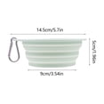 thumbnail image 3 of Foldable Slow Feeder Bowl for Dogs Cats, Portable Silicone Travel Food Water Bowl with Slow Eating Designs, Anti-choke Pet Bowl for Outdoor Walking Hiking, Topliu, 3 of 6