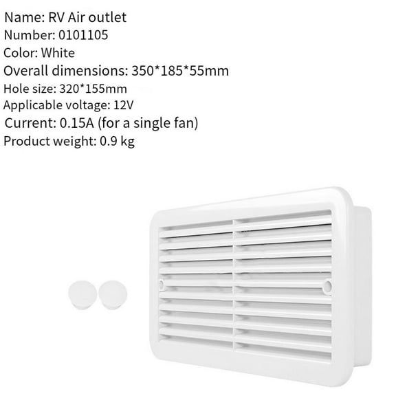 Dual-Fan RV Exhaust Ventilation System: High-Quality, Efficient Airflow!