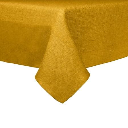 

Ultimate Textile Faux Burlap - Havana 58 x 144-Inch Rectangular Tablecloth