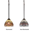 thumbnail image 5 of Radiance Goods Victorian Tiffany-Style Dark Bronze 1 Light Mini Pendant 8" Wide, 5 of 5