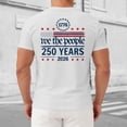 thumbnail image 2 of mgoYE 250 Anniversary USA Shirt for Men Eagle Graphic 1776-2026 T-Shirt 4th of July Tees American Flag Patriotic Short Sleeve Top Tshirts Shirts for Men(White,XL), 2 of 8