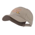 thumbnail image 2 of Happy Happy Halloween Night Star Embroidered Cap - Khaki OSFM, 2 of 5