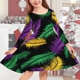 thumbnail image 1 of LOVZFMLL Robe Sans Manches Extensible Ligne A Robe de Récital Scolaire Patineuse Manches Courtes Col Rond, 1 of 4