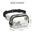 thumbnail image 4 of Kdxio Summer Vacation Scene With Camping Van Crossbody Double Layer Waist Bag Belt Bag for Unisex Fanny Pack Fashion Waist Packs for Hiking Running Shopping Traveling, 4 of 9