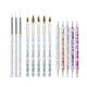 thumbnail image 2 of Juego de 13 pinceles para decoración de uñas, bolígrafos para puntear uñas para manicura de esmalte de Gel de salón, 2 of 9