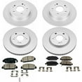 thumbnail image 2 of PowerStop Front and Rear Geomet Coated Brake Rotor and Pad Kit Fits: HONDA Select Models CRK7349, 2 of 5