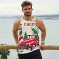 thumbnail image 6 of Pofeuu Merry Christmas 1 Print Men's Workout Tank Tops Sleeveless Muscle Gym Shirt Quick Dry-XX-Large, 6 of 7