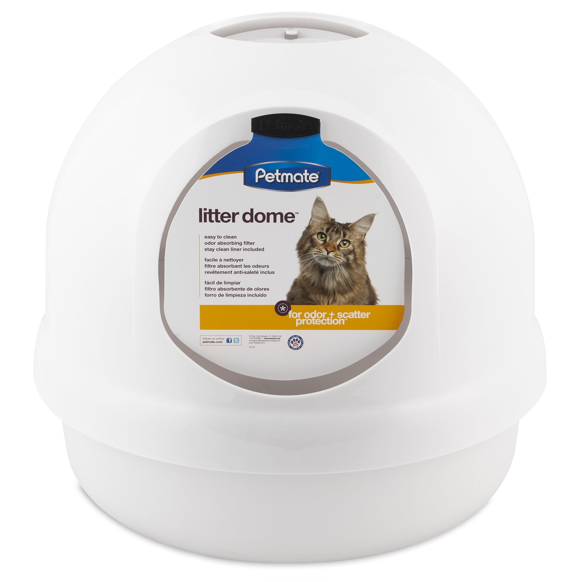 Cats Petmate Booda Dome Litter Pan Covered Cat Litter Box 3 Colors