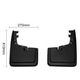 thumbnail image 5 of 4 Piezas Guardabarros para Ruedas de Coche Protectores de Salpicaduras Delanteros y Traseros Repuestos Resistentes de PP y Acero Inoxidable con, 5 of 5