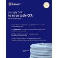 thumbnail image 3 of Cable Electrico Cca Calibre 14 Negro Rollo 100m Konect ME0014, 3 of 6