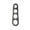 black, variant on Pasta Ruler Spaghetti Noddles Measure Tool 4-hole Stainless Steel Pasta Measurer Kitchen Gadget