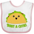 thumbnail image 3 of Inktastic Taco Bout a Cutie Cute Taco Pun Boys or Girls Baby Bib, 3 of 4