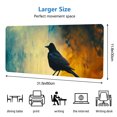 thumbnail image 6 of WISHTIME Gaming Mouse Pad Large Desk Mat with Non-Slip Rubber Base and Stitched Edges,Keyboard Mouse Mat Desk Pad for Work,Game,Office,Home,Birdie in the Middle, 6 of 8