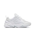 thumbnail image 4 of Zapatillas clásicas M2K Tekno blancas de platino puro, unisex, cómodas, de suela gruesa, estilo retro, informales, de caña baja, 4 of 4