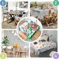 thumbnail image 4 of Butterfly Square Tablecloth 60x60in-Waterproof Polyester Printed Table Cover, Wrinkle Resistant & Washable for Kitchen Dining Picnic Party Decor, Buffet Table, Holiday Party, Dinner, Wedding, 4 of 6