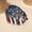 #0285 Royal Blue, variant on Independence Day 250th Anniversary Working Cap with Sweatband, Adjustable Patriotic Scrub Hat for Professionals, Dust-Proof Unisex Head Cover July 4th #0285 Red