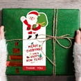 thumbnail image 4 of 50PCS White Merry Christmas Stickers, Self-Adhesive Holiday Sealing Labels for Gift Boxes, Cards, Bags & Packaging, Santa, Snowman, Tree Designs, Large Decorative Stickers for Xmas Wrap, 4 of 5
