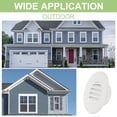 thumbnail image 6 of Round Soffit Vent, Aluminum Alloy Wall Vent Grille Cover for Exhaust White 3 Inch, 6 of 7