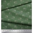 thumbnail image 2 of Soimoi Rayon Crepe Fabric Pug Dog Print Sewing Fabric Yard 46 Inch Wide, 2 of 3