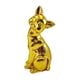 thumbnail image 5 of Estatua de gato, figura decorativa de animal, artesanía de resina, escultura de animal. Dorado, 5 of 9