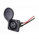thumbnail image 3 of Battery Charger Port 3Pin Inline Connector Jack Socket For Scooter E-wheelchair Head Round Three-hole Charging Port Edition C, 3 of 5