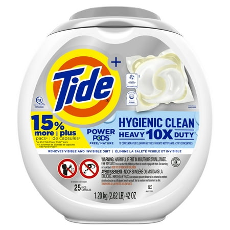 Tide Hygienic Clean Unscented Heavy Duty Power PODS Laundry Detergent - 25ct/42oz