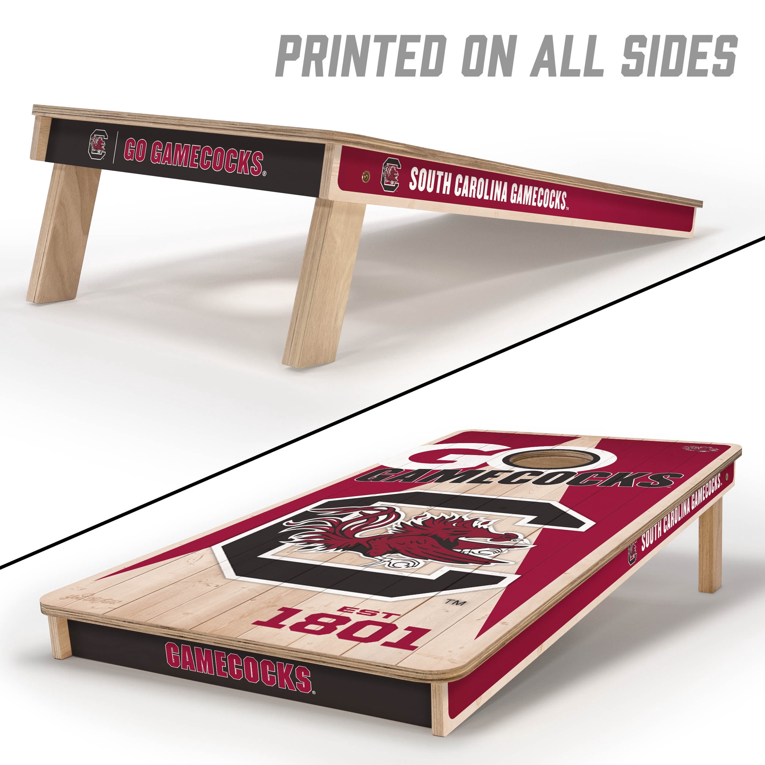 YouTheFan NCAA South Carolina Gamecocks 2' x 4' Cornhole Game