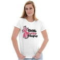 thumbnail image 4 of Faith Hope Love Breast Cancer Aware Women's Graphic T Shirt Tees Brisco Brands S, 4 of 5