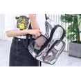 thumbnail image 6 of Hariumiu PVC Backpack Waterproof Heavy-duty Large Pvc Clear Backpack with Adjustable Shoulder Strap Transparent School Bag for Sports Hiking Travel, 6 of 12
