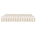 thumbnail image 6 of Awntech 24' x 10' Destin Right Motorized Patio Retractable Awning, Linen/White Stripe, 6 of 7