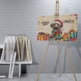 thumbnail image 4 of Merry Christmas Santa Rhodesian Ridgeback Scarf Twinkling Lights Xmas Holiday Horizontal Matte Canvas Poster Ridgebacks Dog Lover Gifts Wall Art Home Decor - 00022, 4 of 5