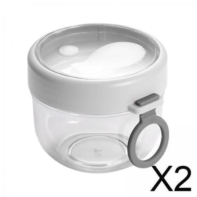 taza para bebidas,Contenedor de durante la noche Tazón de yogur Tazón de frutas,Tazas portátiles de durante la noche Taza de yogur hermético,Tazón de desayuno Tazón de nido de