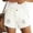 *White, variant on ClodeEU Women's Distressed Denim Shorts ,Trendy Casual Summer Jean Shorts Black,Womens Plus XXXL