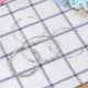 thumbnail image 3 of Juego de 4 pulseras de cristal con forma de estrella y luna, multicapa, con apertura en forma de corazón (plata), 3 of 7