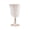 Clear, variant on Vintage Leaf Embossed Goblet, 10.5 oz Hand Blown Textured Wine Champagne Glass