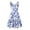 Blue, variant on Summer Fashion Tank Dress Floral Patchwork Sleeveless Dress Square Neck Waist Slimming Dance Dress,Bodycon Sexy Mini Party Dress