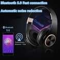 thumbnail image 6 of YaChu 2.4Ghz Wireless Gaming Headset For Ps5, Pc, Ps4, Mac, Nintendo Switch, Bluetooth 5.1 Gaming Headphones with Microphone for Computer, Mobile, Stereo Sound, 6 of 11