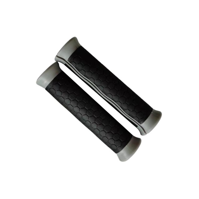 ZheElen 2 Pcs Poignées de Bande de Résistance Entraînement Physique Poignée de Remplacement Solide Bande d'Exercice Gris Gris 15x4cm
