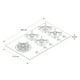 thumbnail image 2 of Parrilla Gas on Glass 34" Negro AKT935NB Whirlpool Parrilla Gas on Glass 34" Negro AKT935NB, 2 of 2