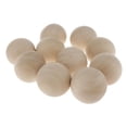 thumbnail image 3 of Abbracc 10/20 Pcs Perles Rondes en Bois Espaceur Rond Sans Trou pour Peinture DIY 50MM, 3 of 9