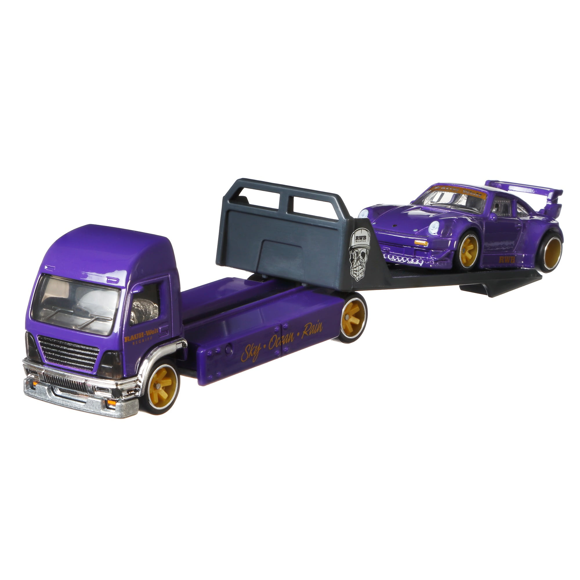Hot Wheels Premium 1:64 Scale RWB Porsche 930 & Aero Lift