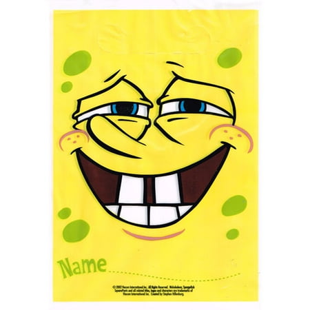 Spongebob Birthday Party Favors - SpongeBob SquarePants Favor Bags (8ct)