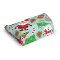 thumbnail image 5 of Santa Claus Novelty Holiday Pouch Makeup Cosmetic Bag Christmas Gift Ideas, 5 of 6